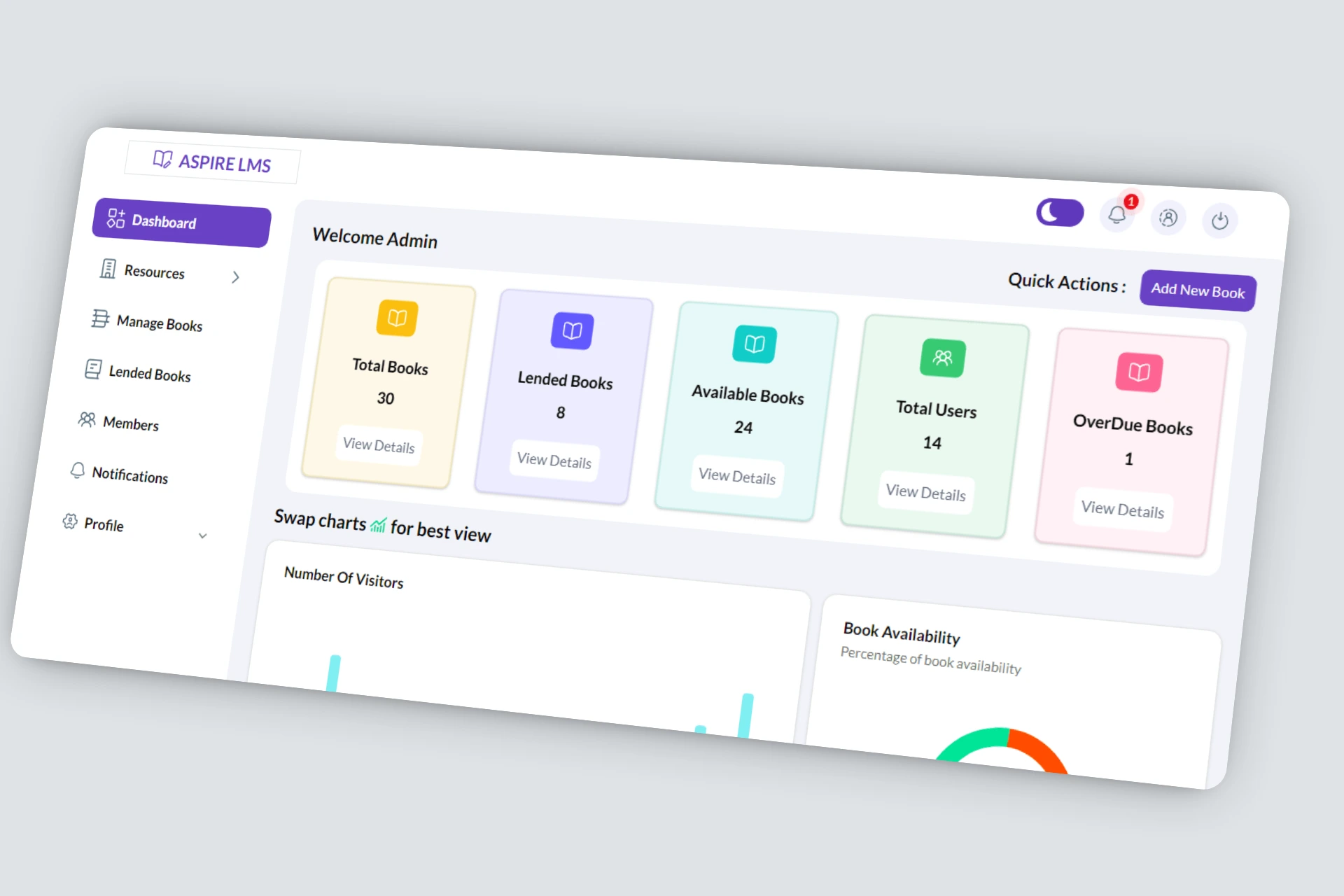 XLMS Admin Dashboard