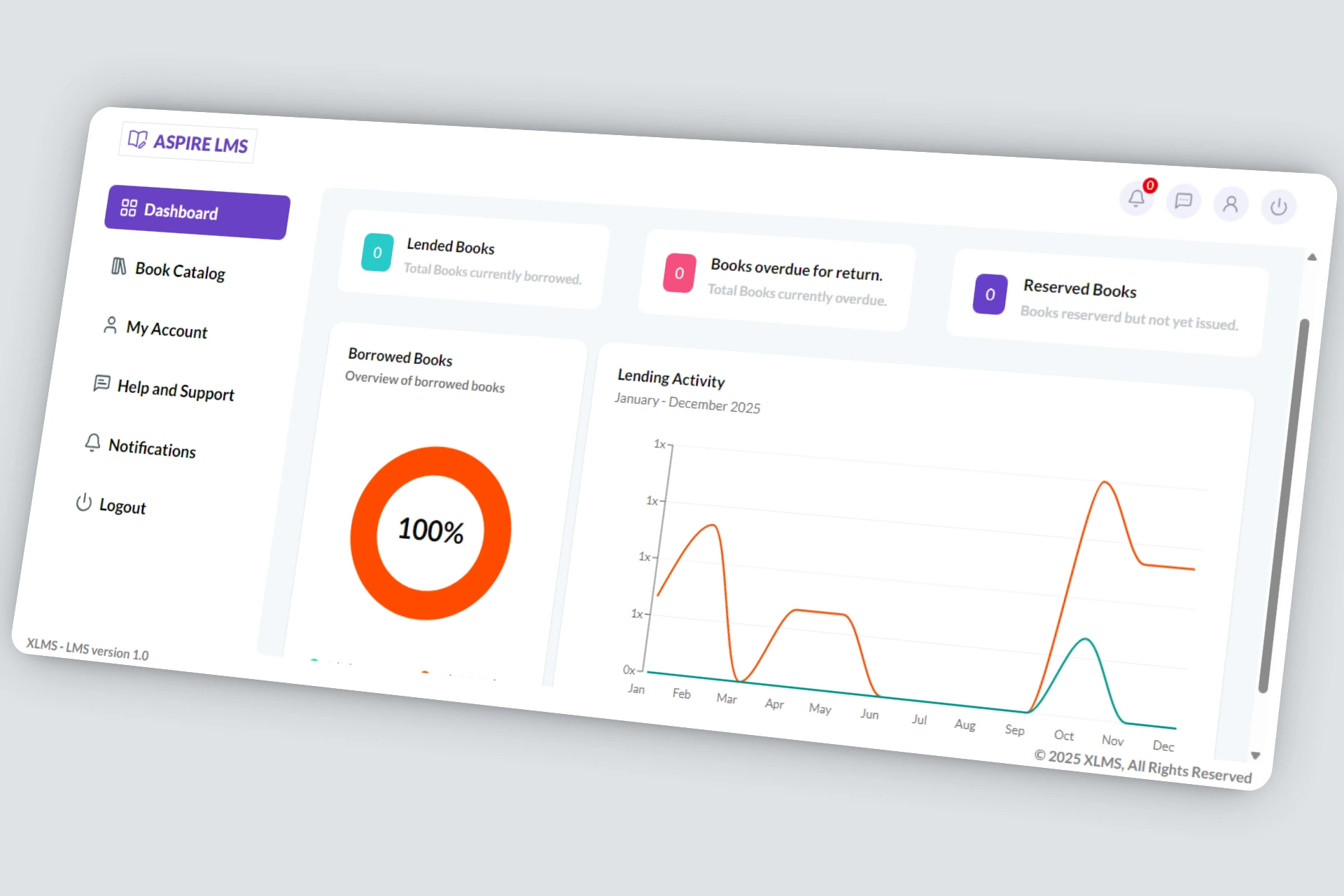 XLMS Client Dashboard